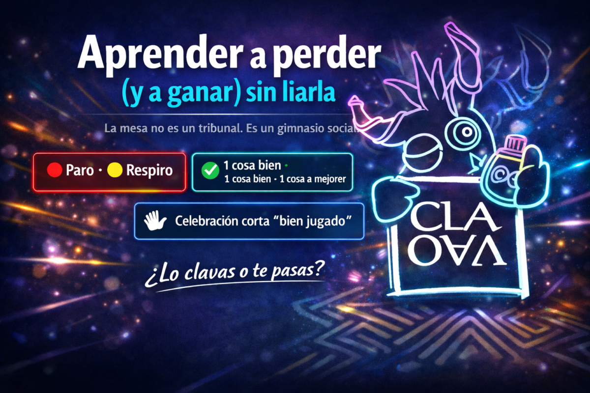 Aprender a perder (y a ganar) sin liarla: la habilidad que se entre...