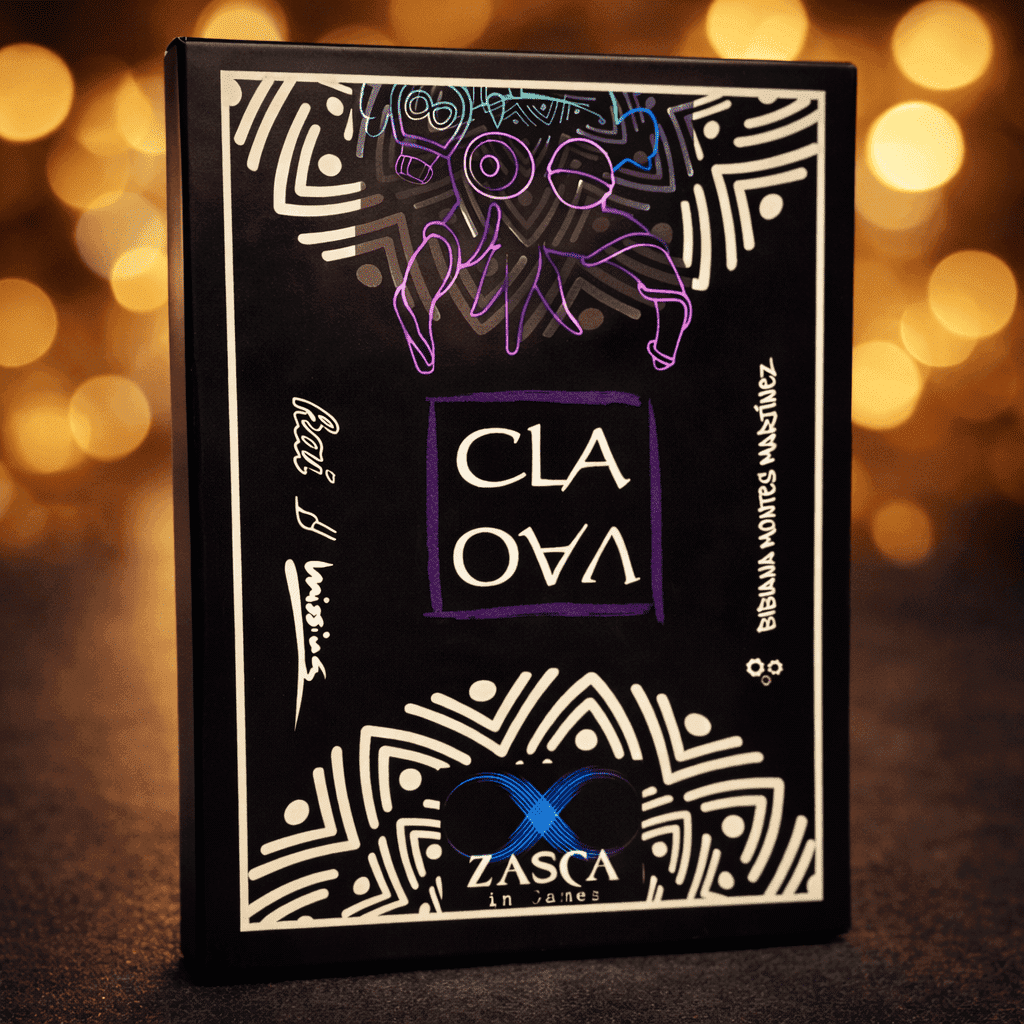 Caja de CLAVAO — Zasca in Games Caja del juego de cartas CLAVAO de Zasca in Games
