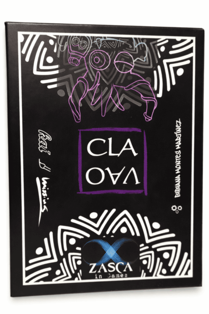 Juego de mesa CLAVAO de Zasca in Games, caja del juego de cartas para 2 a 6 jugadores.