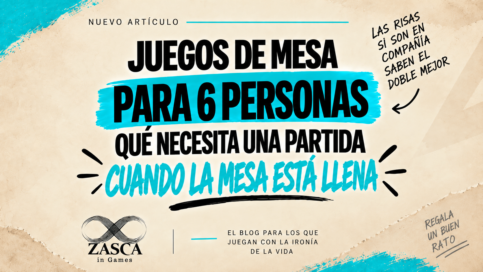 Portada del artículo Juegos de mesa para 6 personas de ZASCA IN GAMES