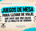 Portada del artículo Juegos de mesa para llevar de viaje de ZASCA IN GAMES