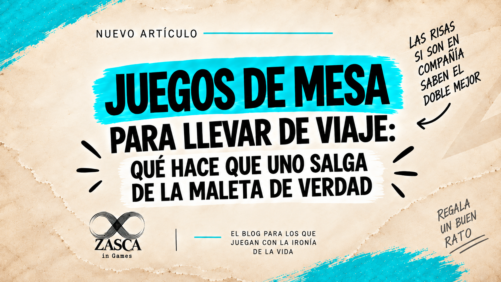 Portada del artículo Juegos de mesa para llevar de viaje de ZASCA IN GAMES